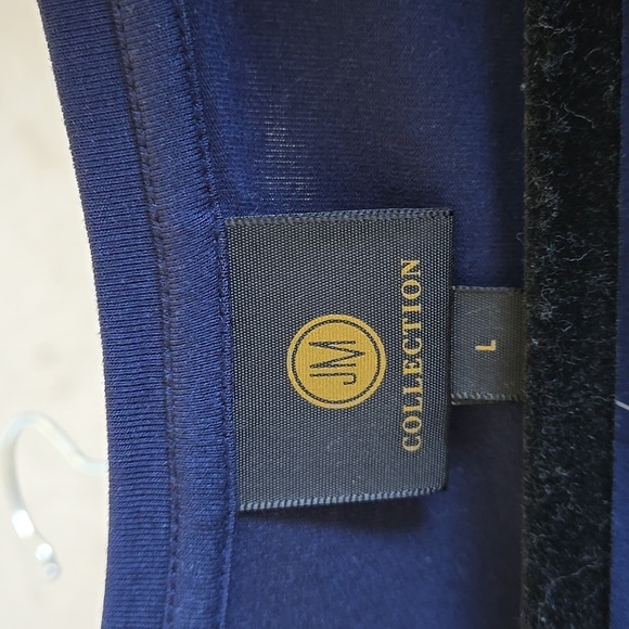 Women's 3/4 Sleeve Scoop Neck Top Size Large JM Collection - Picture 3 of 3